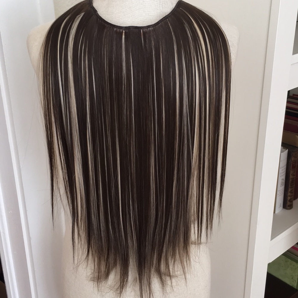Hair Extension, Synthetic, 18”, Brown & Blonde